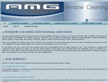 Tablet Screenshot of amgwindowcleaning.com